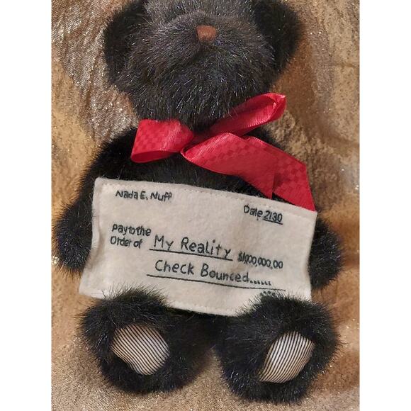 Vintage Boyds Bears Razz Bearies N.S.F. Nada E. Nuff Reality Check Bounced 2003 - Picture 2 of 11